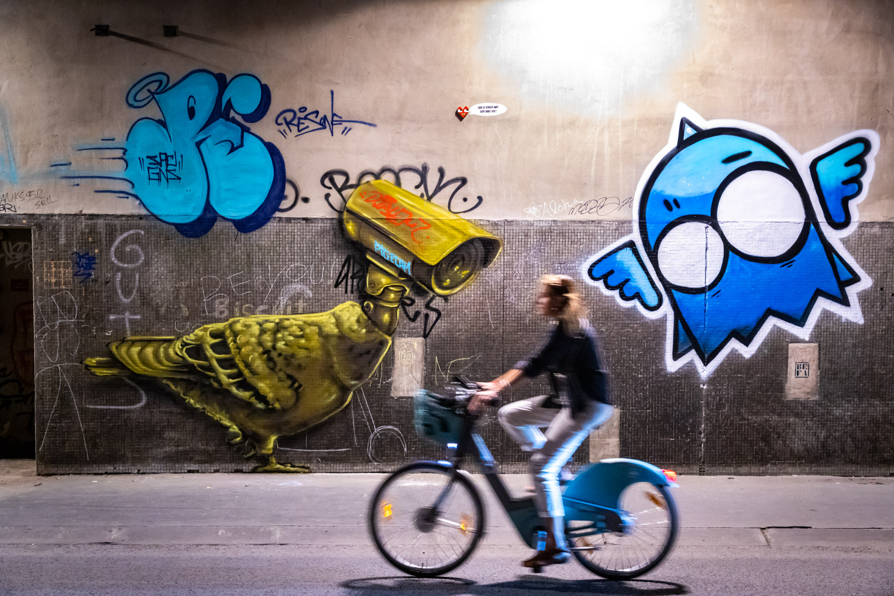 Tunnel des Tuileries - L’art urbain en bord de Seine - Août 2022