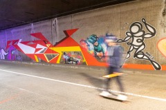 Tunnel des Tuileries - l’art urbain en bord de Seine