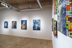 "Invader Rubikcubiste" exposition d'Invader au MIMA de Bruxelles