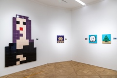 "4000" exposition de Space Invader à la galerie Over the Influence