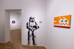 "4000" exposition de Space Invader à la galerie Over the Influence