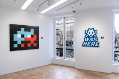 "4000" exposition de Space Invader à la galerie Over the Influence