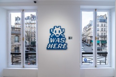 "4000" exposition de Space Invader à la galerie Over the Influence