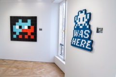 "4000" exposition de Space Invader à la galerie Over the Influence