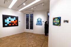 "4000" exposition de Space Invader à la galerie Over the Influence