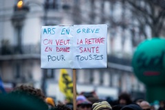 Manifestations contre la nouvelle réforme des retraites.