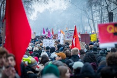 Manifestations contre la nouvelle réforme des retraites.