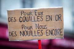 Manifestations contre la nouvelle réforme des retraites.