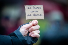 Manifestations contre la nouvelle réforme des retraites.