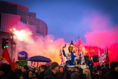 Manifestations contre la nouvelle réforme des retraites.