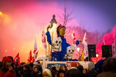 Manifestations contre la nouvelle réforme des retraites.