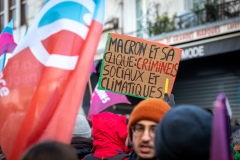 Manifestations contre la nouvelle réforme des retraites.