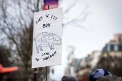 Manifestations contre la nouvelle réforme des retraites.