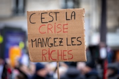 Manifestations contre la nouvelle réforme des retraites.