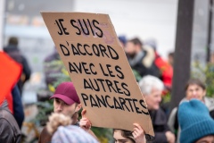 Manifestations contre la nouvelle réforme des retraites.