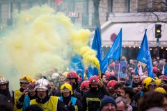 Manifestations contre la nouvelle réforme des retraites.