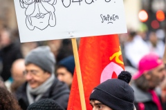 Manifestations contre la nouvelle réforme des retraites.