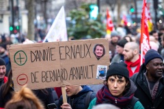 Manifestations contre la nouvelle réforme des retraites.