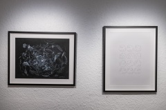 "Matière Noire" exposition de Mehdi Cibille (LeMoDuLeDeZeeR) à la galerie Lefeuvre et Roze