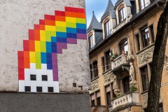 MUN_10 - Rainbow invader - Thalkirchner Strasse - Munich