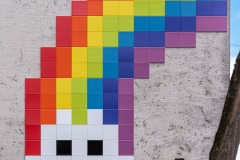 MUN_10 - Rainbow invader - Thalkirchner Strasse - Munich