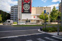 Sur les murs de Grenoble