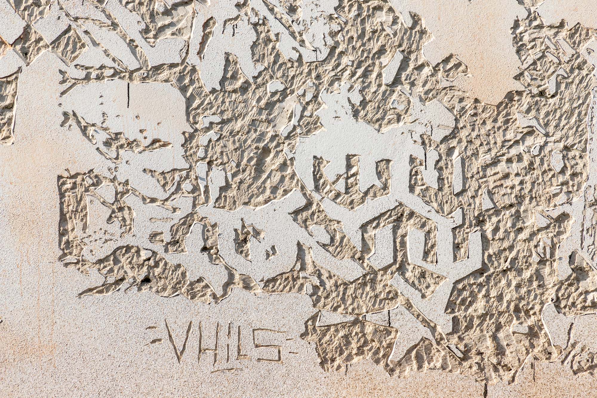 Vhils - Substratum - UNESCO