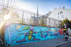 Sur les murs de Paris