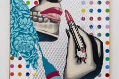 "Triple Trouble" exposition de Invader, Shepard Fairey et Damien Hirst à la Newport Street Gallery