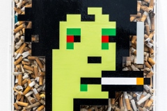 "Triple Trouble" exposition de Invader, Shepard Fairey et Damien Hirst à la Newport Street Gallery