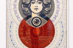 "Triple Trouble" exposition de Invader, Shepard Fairey et Damien Hirst à la Newport Street Gallery