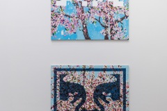 "Triple Trouble" exposition de Invader, Shepard Fairey et Damien Hirst à la Newport Street Gallery