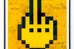 "Triple Trouble" exposition de Invader, Shepard Fairey et Damien Hirst à la Newport Street Gallery