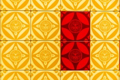 "Triple Trouble" exposition de Invader, Shepard Fairey et Damien Hirst à la Newport Street Gallery