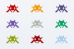 "Triple Trouble" exposition de Invader, Shepard Fairey et Damien Hirst à la Newport Street Gallery