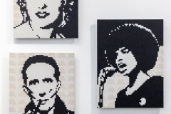 "Triple Trouble" exposition de Invader, Shepard Fairey et Damien Hirst à la Newport Street Gallery