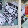 Grafs, pochoirs et affiches sur les murs de Paris