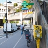 Pochoirs et affiches de C215 sur les murs d'Ivry