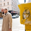 Pochoirs de C215 sur les murs de Paris