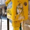 Pochoirs de C215 sur les murs de Paris