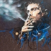 Pochoirs de C215 sur les murs de Paris