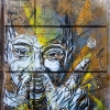 Pochoirs et affiches de C215 sur les murs de Paris