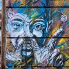 Pochoirs et affiches de C215 sur les murs de Paris