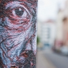 Pochoirs et affiches de C215 sur les murs de Lyon