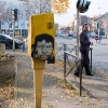 Pochoirs et affiches de C215 sur les murs de Paris