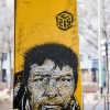 Pochoirs et affiches de C215 sur les murs de Paris