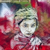 Pochoirs et affiches de C215 sur les murs de Paris