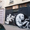 Graffitis sur les murs de Paris