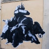 Grafs, pochoirs et affiches sur les murs de Paris