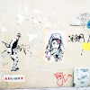 Grafs, pochoirs et affiches sur les murs de Paris